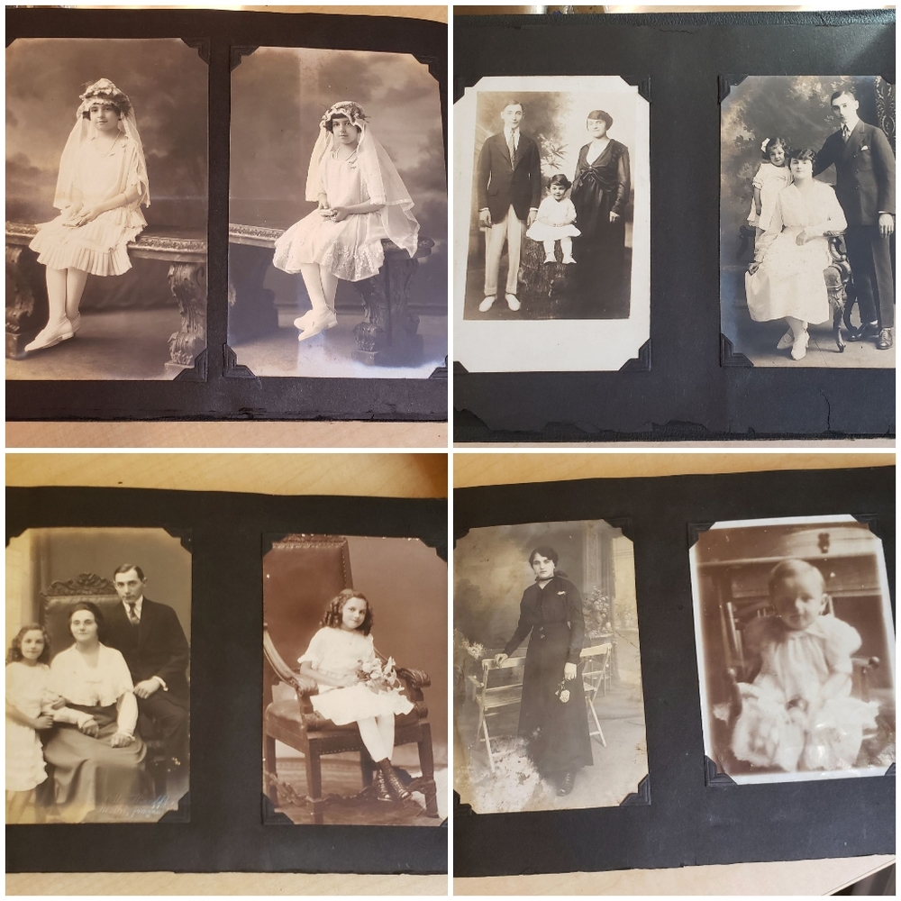 VINTAGE MANY PHOTOGRAPHS ALBUM 1930'S